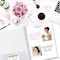 Better Office Products 2 Pocket Glossy Laminated Paper Folders Portfolio With Prongs, Letter Size, White, 25PK 84289 - alternate 2